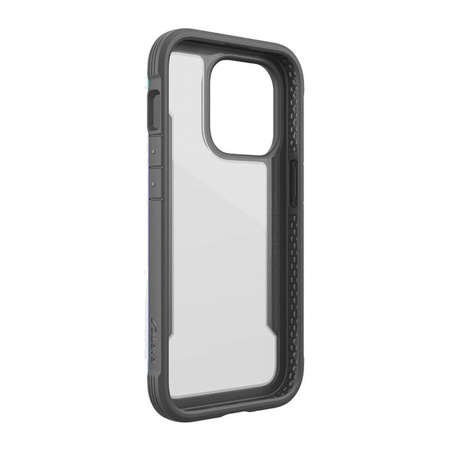 X-Doria Raptic Shield - Aluminum Case for iPhone 14 Pro (Drop-Tested 3m) (Iridescent)