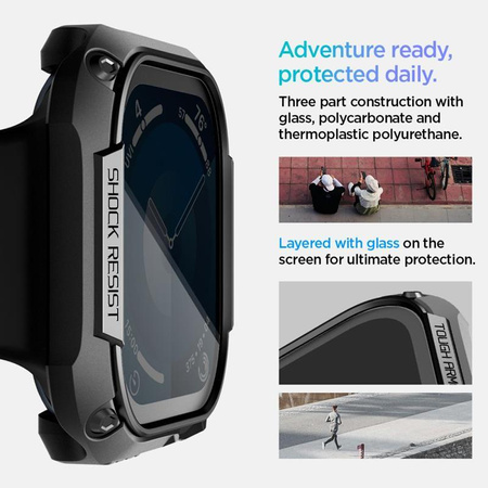 Spigen Tough Armor - Case for Apple Watch 10 46 mm (Black)