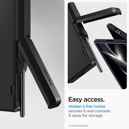 Spigen Tough Armor Pro Pen - Etui pour Samsung Galaxy Z Fold 6 (Noir)