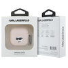 Karl Lagerfeld Silicone Choupette Head 3D - Étui AirPods 4 (rose)