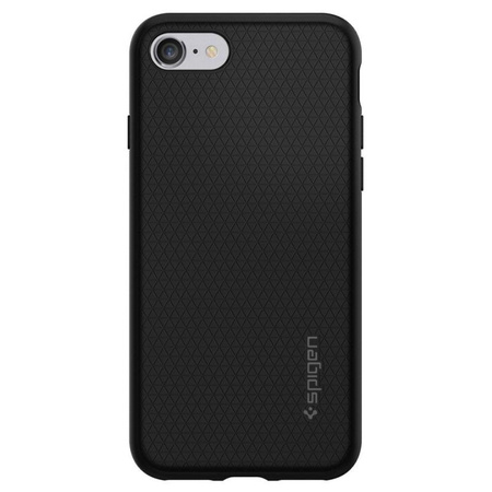 Spigen Liquid Air - Coque pour iPhone SE 2020 / 8 / 7 (Noir)