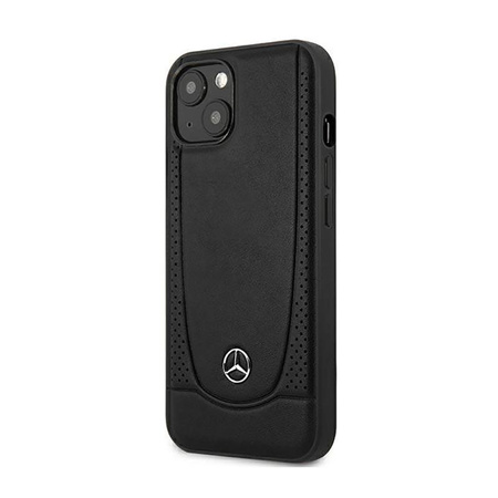 Mercedes Leather Urban Line - Hülle für iPhone 14 Plus (Schwarz)