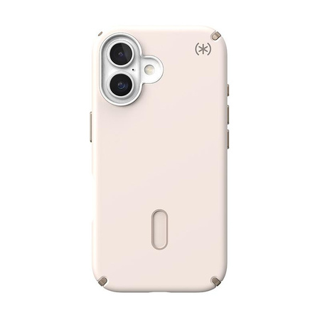 Speck Presidio2 Pro ClickLock & MagSafe - Coque iPhone 16 (Bleached Bone / Heirloom Gold / Hazel Brown)