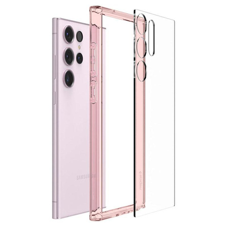 Spigen Ultra Hybrid - pouzdro pro Samsung Galaxy S23 Ultra (Rose Crystal)
