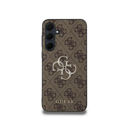 Guess 4G nagy fém logó - Samsung Galaxy A35 5G tok (barna)