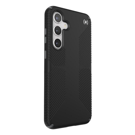 Speck Presidio2 Grip - Étui Samsung Galaxy S24+ (Noir/Gris ardoise/Blanc)