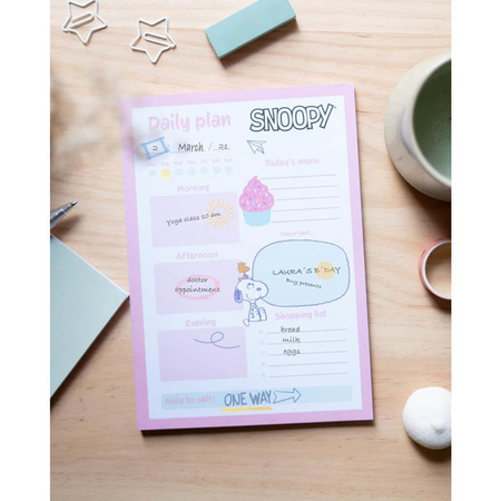 Snoopy - Daily planner 54 pages A5