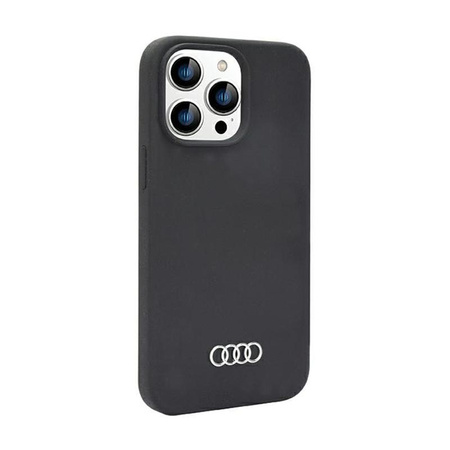 Audi Silicone Case - iPhone 14 Pro Max Case (Black)