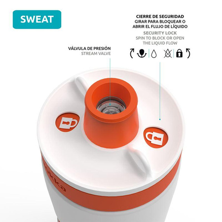 Quokka Sweat - 680 ml sports bottle bidon (Mango Tango)