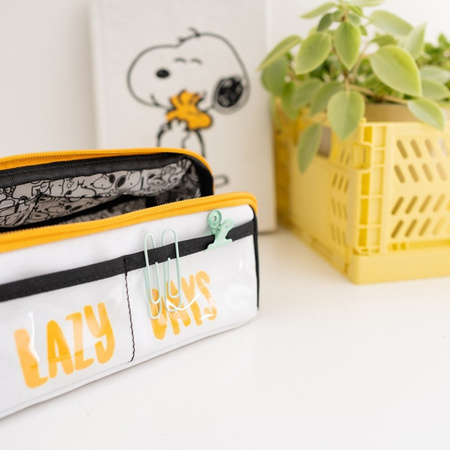 Snoopy - Pencil case with double compartment from the Lazy Days collection