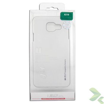 Mercure I-Jelly - Etui Samsung Galaxy A3 (2016) (Argent)