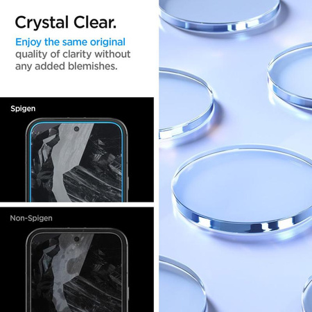 Spigen Alm Glas.TR 2-Pack - Tvrzené sklo pro Google Pixel 8A (2 kusy.) (Transparentní)