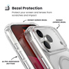 Speck Presidio Perfect Clear MagSafe - iPhone 17 Pro Max Case (Clear / Silver)