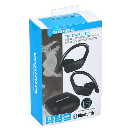 Grundig - Słuchawki sportowe bezprzewodowe Bluetooth TWS
