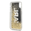 Karl Lagerfeld Logo Karl - iPhone Xs Max Case (Gold Glitter)