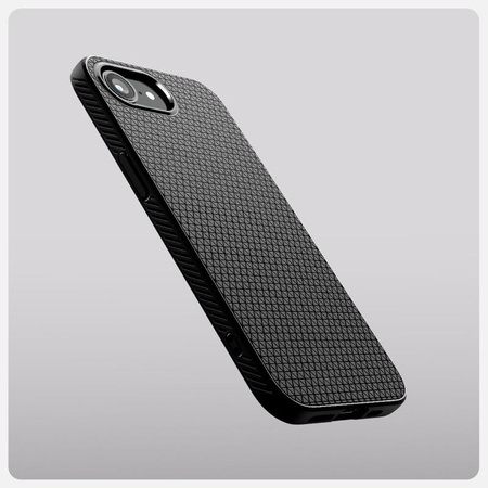 Spigen Liquid Air MagSafe - étui pour iPhone 16e (Noir mat)