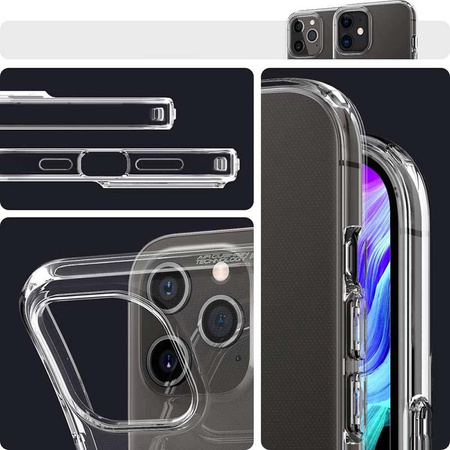 Spigen Liquid Crystal - pouzdro pro iPhone 12 / iPhone 12 Pro (průhledné)