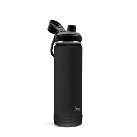 PURO Outdoor - Butelka termiczna ze stali nierdzewnej 750 ml (Black)