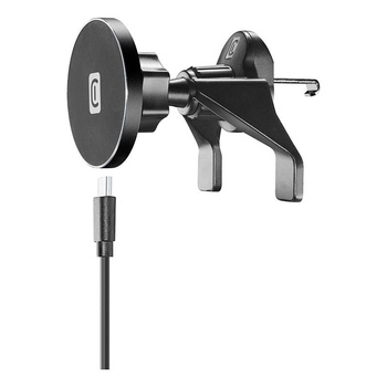 Cellularline Touch Air Mag - Magnetický držák do auta s bezdrátovým nabíjením MagSafe 7,5 W (černý)