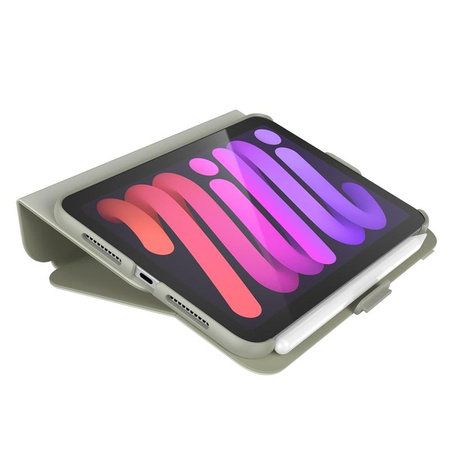 Speck Balance Folio - iPad mini 6 (2021) tok MICROBAN bevonattal (bársonyzöld/mohazöld)