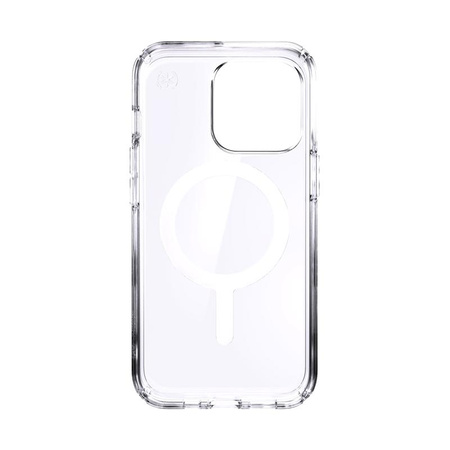 Speck Presidio Perfect-Clear + MagSafe - Coque pour iPhone 13 Pro avec revêtement MICROBAN (transparent)