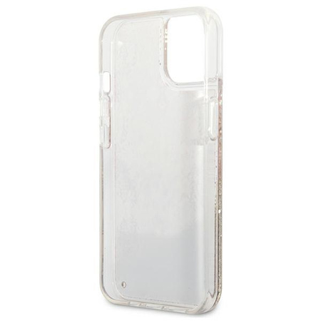 Guess Liquid Glitter Paisley - iPhone 13 mini Tasche (gold)