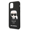 Karl Lagerfeld Fullbody Silicone Iconic - iPhone 11 Case (Black)