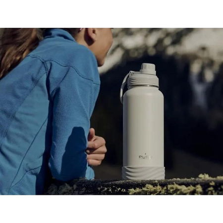 PURO Outdoor - Butelka termiczna ze stali nierdzewnej 500 ml (Light Grey)