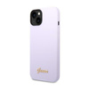 Guess Silicone Vintage - iPhone 14 Case (purple)