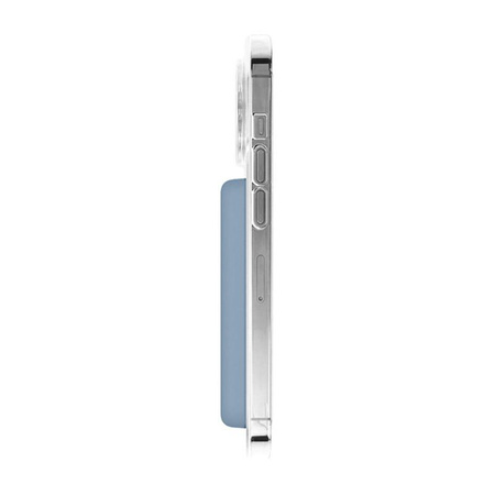 PURO Slim PowerMag Power Bank - 4000 mAh MagSafe Induktions-Powerbank (Powder Blue)