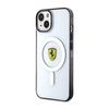 Ferrari Outline Magsafe - Coque pour iPhone 14 Plus (Transparent)