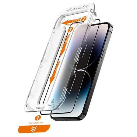Crong EasyShield 2-Pack - Edzett üveg iPhone 14 Pro készülékhez (2 db)