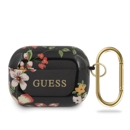 Guess Flower Collection N4 - Airpods Pro Case (Black)