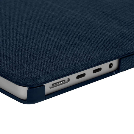 Incase Textured Hardshell in Woolenex - szövet tok a MacBook Pro 14" (2023-2021) (Cobalt) számára