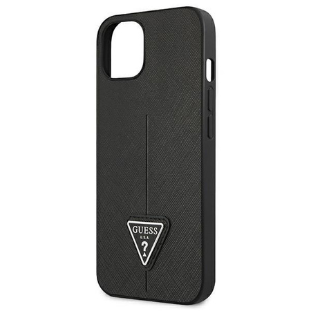 Pouzdro Guess Saffiano Triangle Logo - pouzdro pro iPhone 13 (černé)