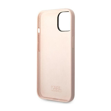 Karl Lagerfeld Choupette Body - pouzdro pro iPhone 14 (světle růžové)