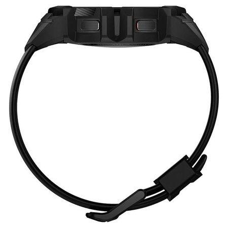 Spigen Rugged Armor Pro - Pánt + tok Samsung Galaxy Watch 4 / 5 40 mm-es órához (grafit)