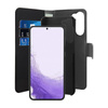 PURO Geldbörse abnehmbar - 2-in-1 Samsung Galaxy S23 Tasche (schwarz)