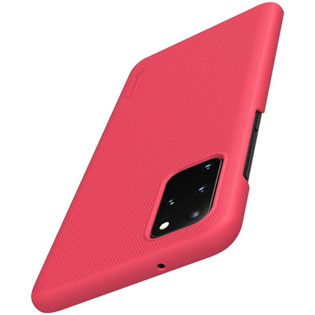 Nillkin Super Frosted Shield - Étui Samsung Galaxy S20+ (Rouge vif)