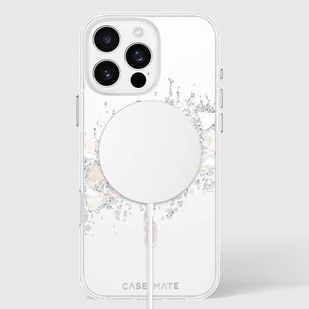 Case-Mate Karat MagSafe - iPhone 16 Pro Max case decorated with mother of pearl (A Touch of Pearl)