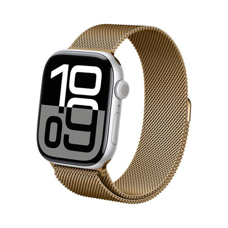 Crong Milano Steel - Stainless Steel Strap for Apple Watch 44/45/46/49 mm (rose gold)