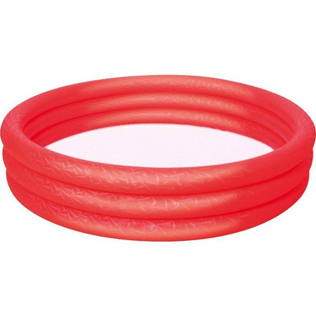 Bestway - 3-chamber inflatable swimming pool 152x30cm (Red)