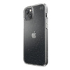 Speck Presidio Perfect-Clear mit Glitter - iPhone 14 Plus Hülle mit MICROBAN-Beschichtung (Klar / Gold Glitter)