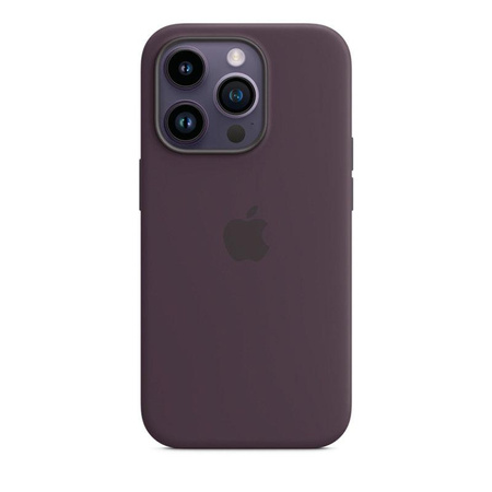 Apple Silicone Case - Silikonowe etui z MagSafe do iPhone 14 Pro (jagodowy)