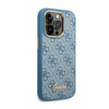 Guess 4G fém fényképezőgép tok - iPhone 14 Pro Max tok (kék)