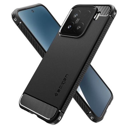 Spigen Rugged Armor - pouzdro pro Xiaomi 15 (matně černé)