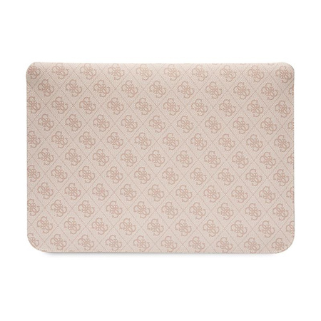 Guess 4G Stripe Metal Logo Computer Sleeve - 14" Notebook Case (Pink)