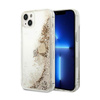 Guess Liquid Glitter Charms - Coque iPhone 14 (Or)