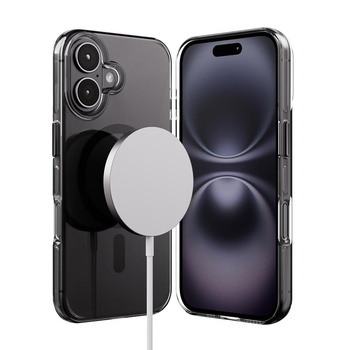 Crong Clear MAG Pro do iPhone 16 – transparentne etui z mocnym systemem MagSafe