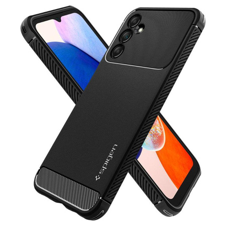 Spigen Rugged Armor - Gehäuse für Samsung Galaxy A14 5G (Schwarz)